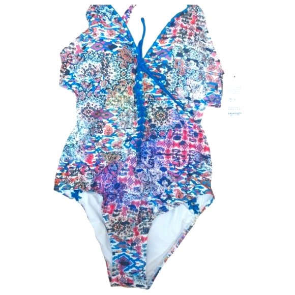 ASHLEY GRAHAM VIP Safi Swimsuit Monokini  Plus Size 16 NWT - Picture 4 of 11